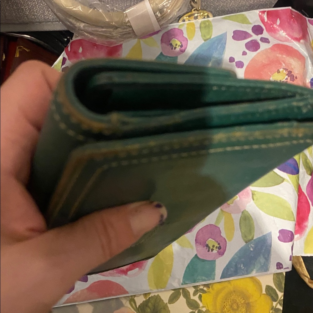 Michael Kors hunter green  Leather Wallet - Picture 6 of 6
